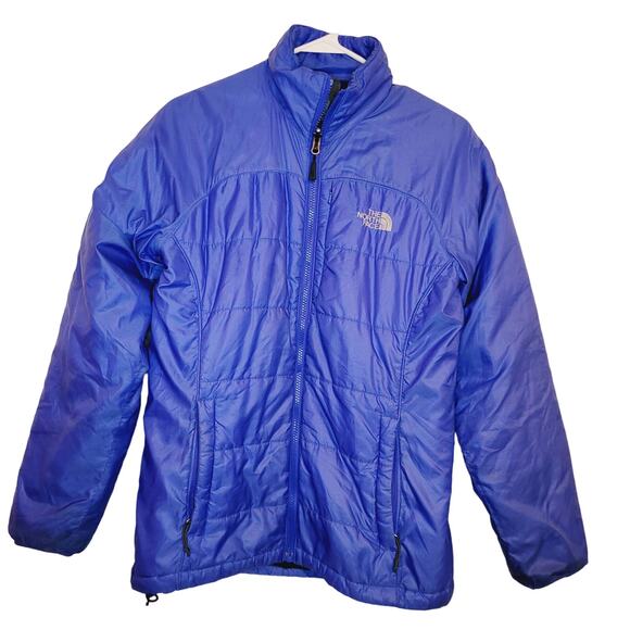 The Northface womens blue 550 puffer coat size small - Picture 1 of 11